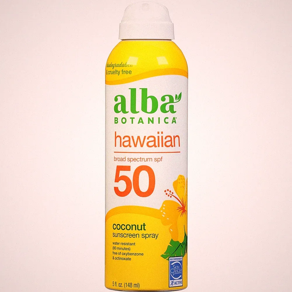 Alba Botanica Sunscreen Spray for Face and Body, Broad Spectrum SPF 50