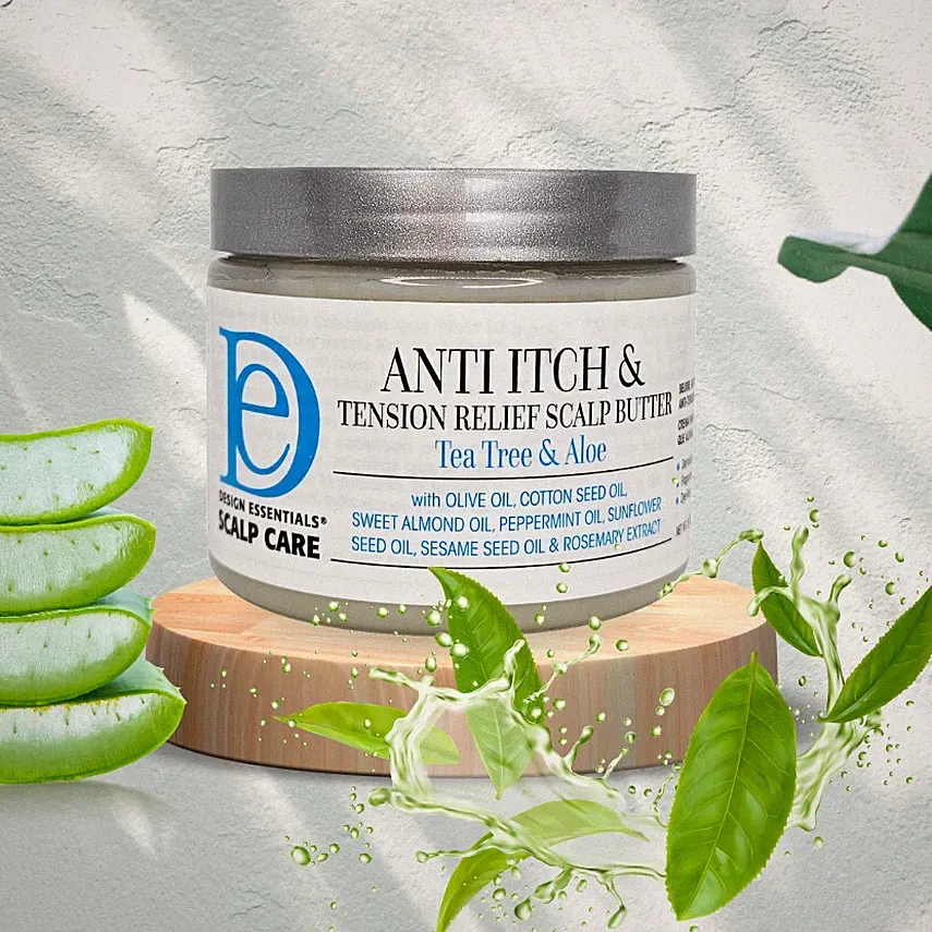 DESIGN Anti-Itch & Tension Relief Scalp Butter (Tea Tree & Aloe) (5 oz)