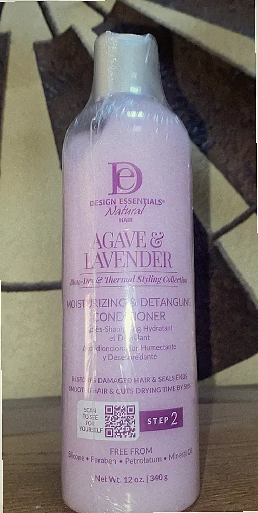 Design Essentials Natural Hair Agave & Lavender Blow Dry Conditioner 12oz