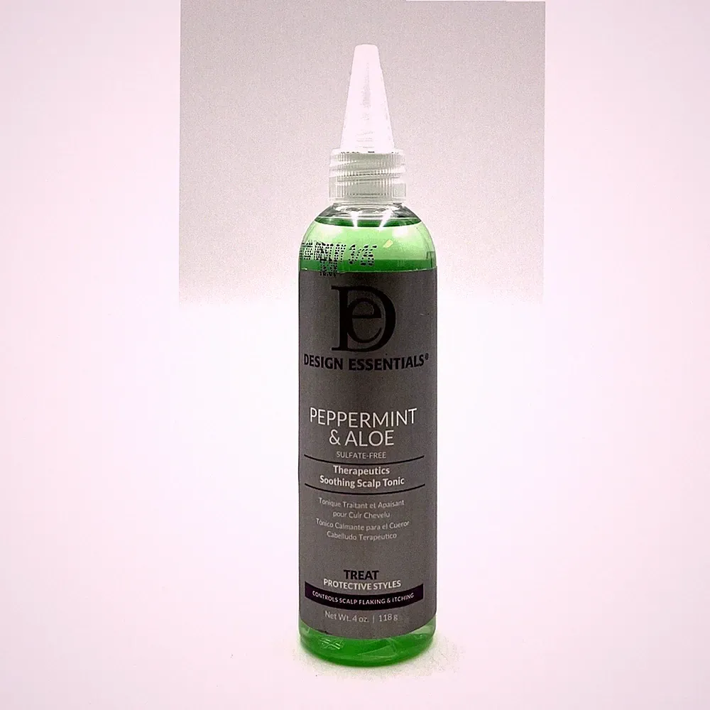 Design Essentials Peppermint & Aloe Therapeutics Soothing Scalp Tonic 4 oz