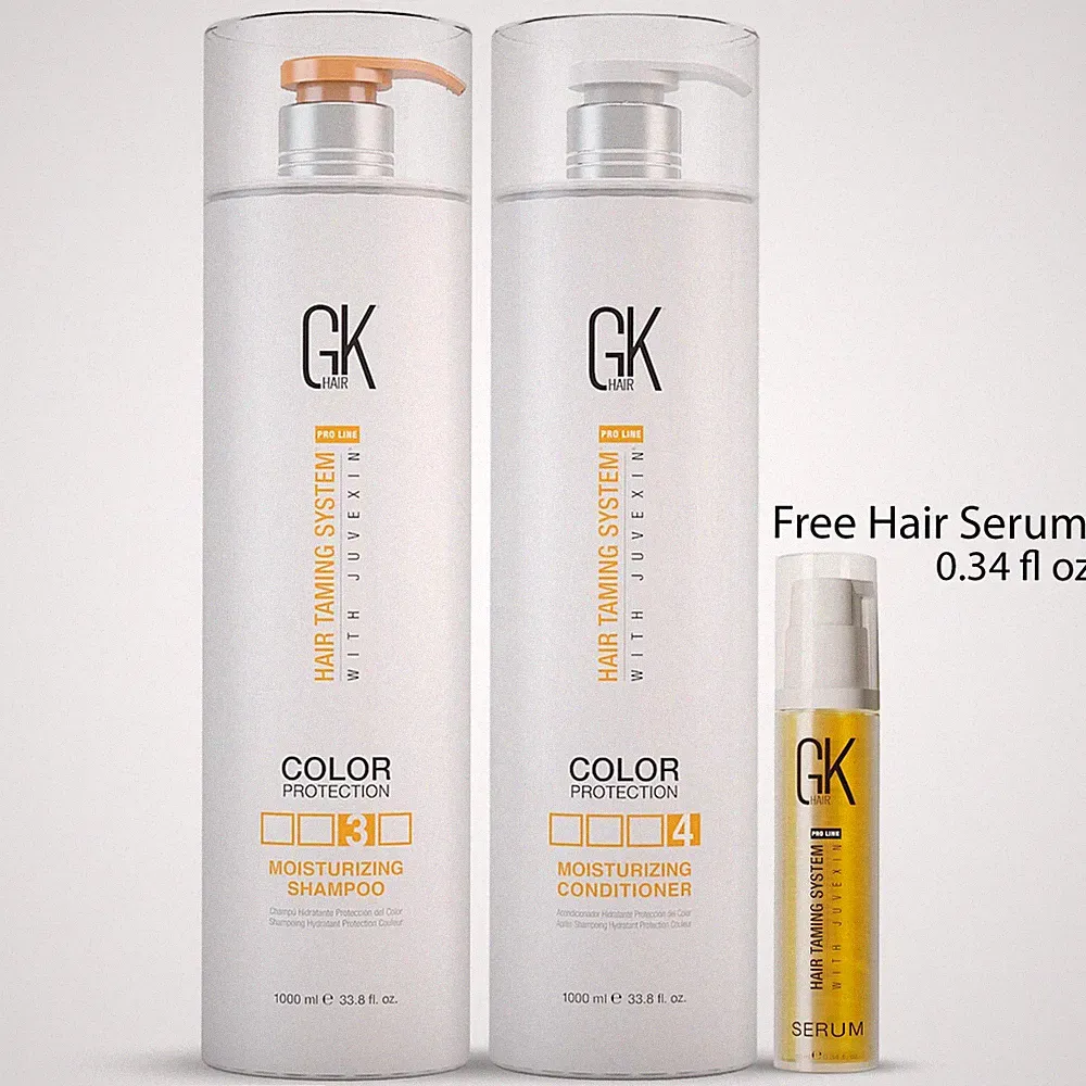 GK HAIR Moisturizing Shampoo and Conditioner for Women Men Sulfate Free 33.8 oz