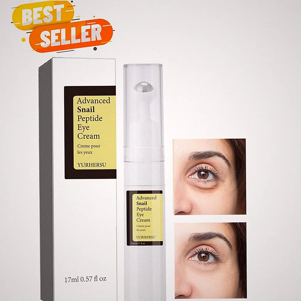 Hydrating Snail Mucin Eye Cream with Roller Ball - Anti-Aging & Firming 0.57 oz