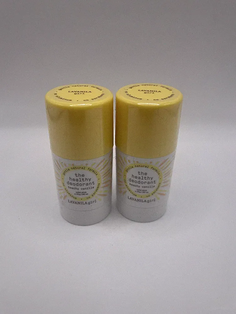 SEALED Lavanila Beachy Vanilla The Healthy Deodorant 0.9oz 25g X 2